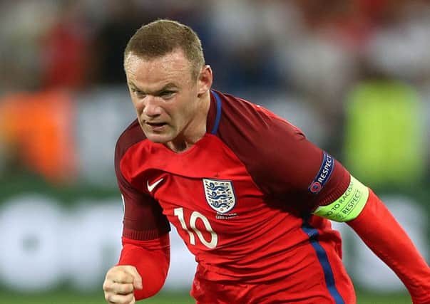 England captain Wayne Rooney will start against Iceland on Monday
