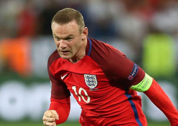 England captain Wayne Rooney will start against Iceland on Monday