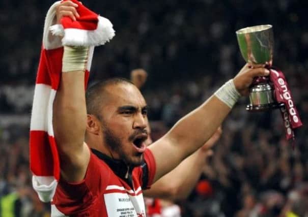 Thomas Leuluai won Grand Final and Challenge Cup honours with Wigan