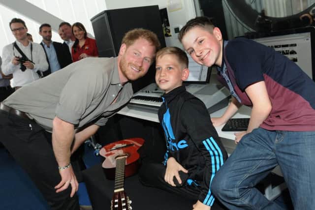 Prince Harry at Wigan Youth Zone