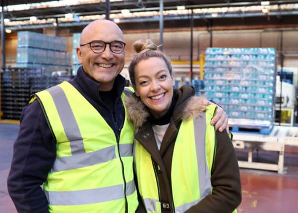 Gregg Wallace and Cherry Healey at Heinz, Kitt Green