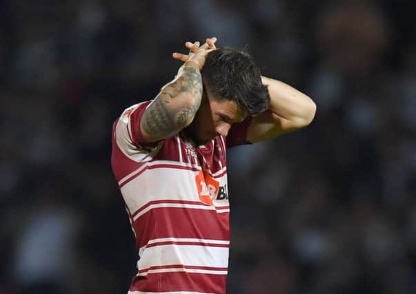 Oliver Gildart after the Cup semi-final defeat to Hull