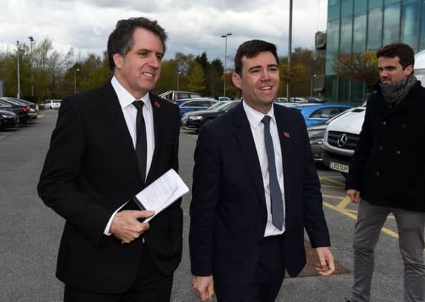 Steve Rotheram MP (left) and shadow home secretary Andy Burnham. The pair are Labour's nominees to stand as mayor of the Liverpool City Region and Greater Manchester, respectively