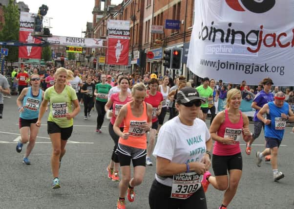 Runners taking part in last year's Wigan 10k