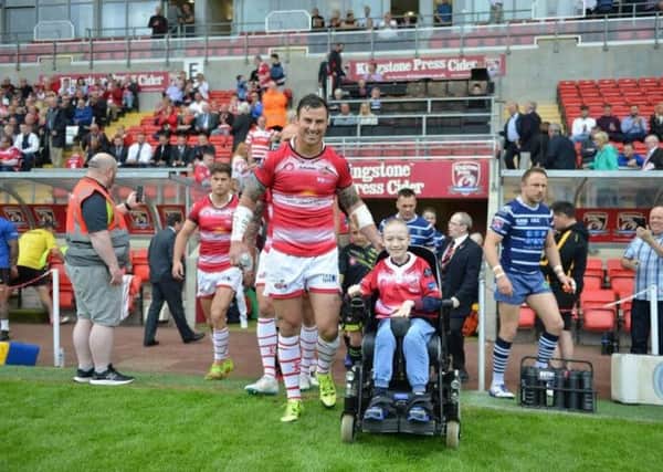 Ben Robinson with the Leigh Centurions