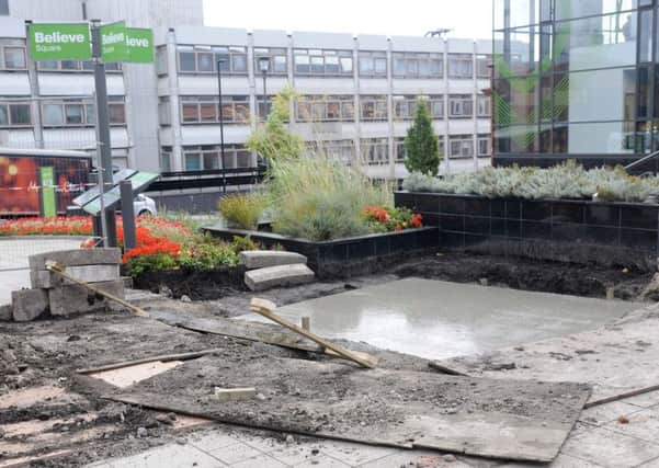 Foundations being laid for Billy Boston statue in Believe Square
