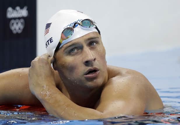 Sponsorship of the US Olympic swimmer Ryan Lochte has been dropped by Speedo. See letter
