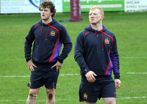 Liam Farrell (right) with brother Connor