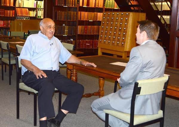 Billy is interviewed by Chris Hall for Granada Reports