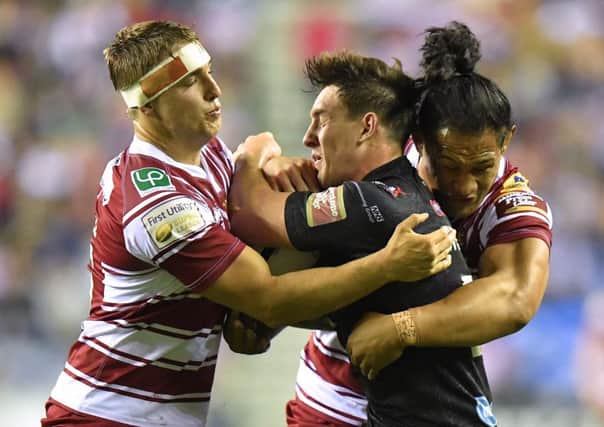 Wigan managed only one try against Widnes