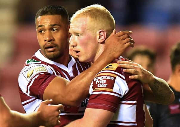 Liam Farrell scored Wigan's only try last week