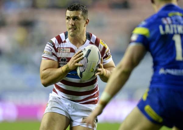 Ben Flower in action against Warrington - he has a big role to play