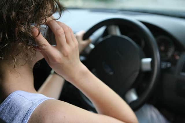 Using a phone while driving reduces a drivers capability to react to unexpected situations says a correspondent