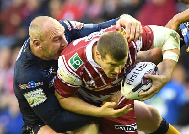 Tony Clubb was injured playing against Hull FC