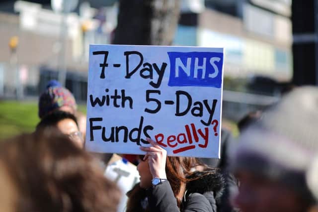 The NHS needs both financial support and the recruitment of more staff says a reader