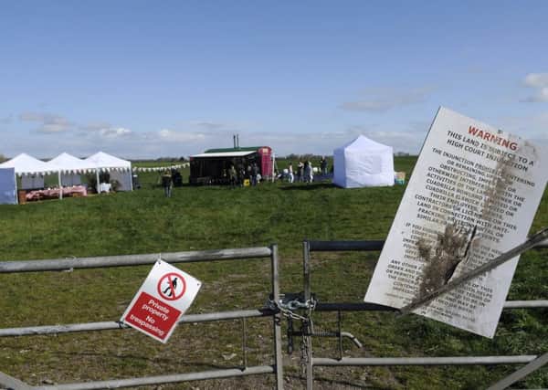 The site in Lancashire where fracking has been approved