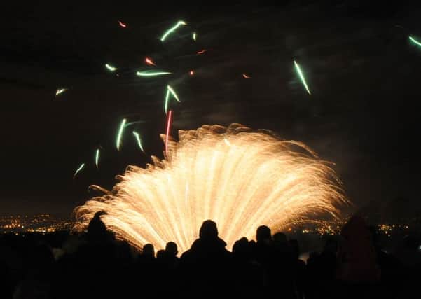 Bonfire and fireworks at Haigh Hall
