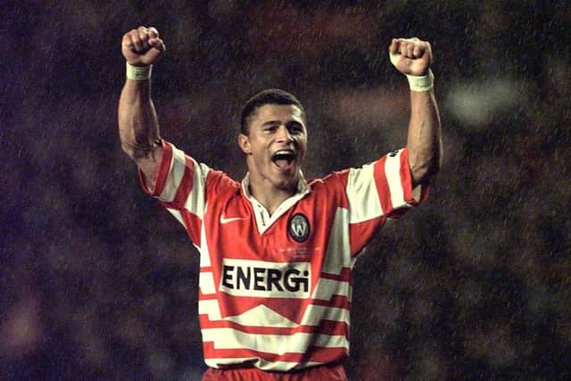 Jason Robinson scored the second ever Grand Final try. The second try this time will be the 100th in the Grand Final