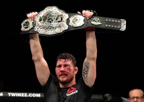 Michael Bisping defended his title