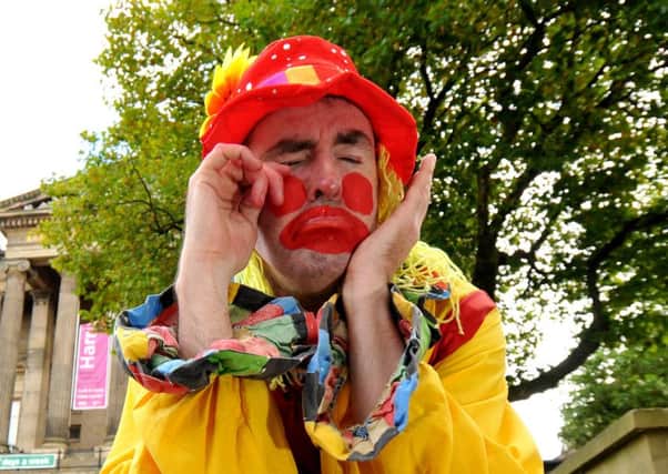 Alan Strong, better know as Ally the Clown is worried that the spate of "killer clown" incidents could damage his profession
