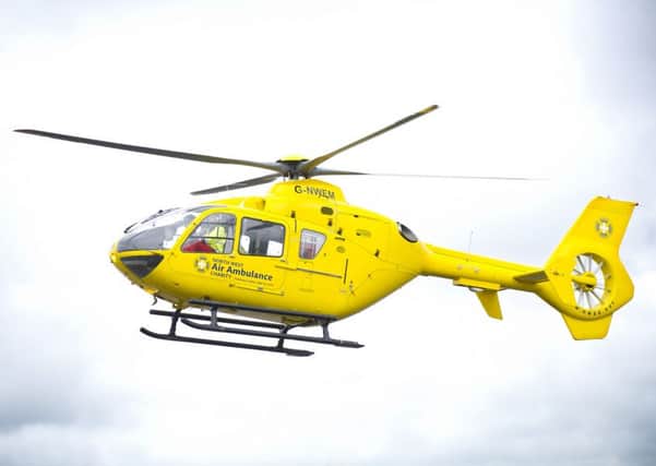 The North West Air Ambulance in action