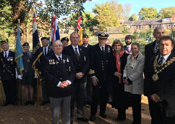 Launch of the Poppy Appeal at the Memorial Garden, Atherton