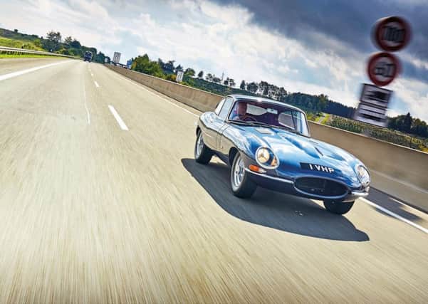 The iconic Jaguar E-type, the car of our dreams