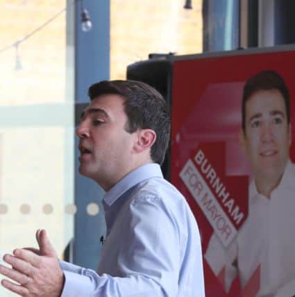 Andy Burnham delivers his vision at his campaign launch