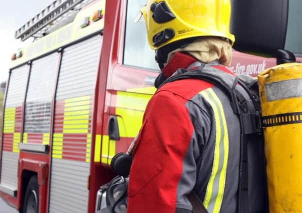 Firefighters tackled the blaze on the motorway