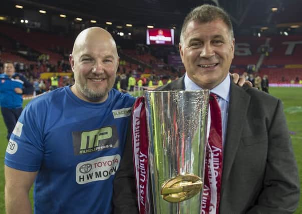 Shaun Wane and head of performance Mark Bitcon will be back in Manchester in February