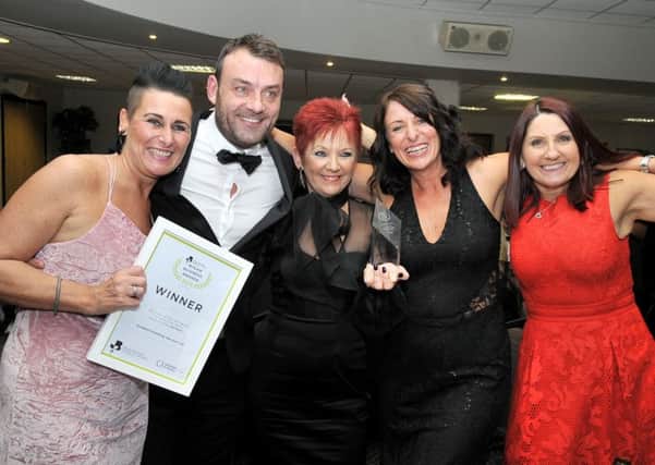 We've Won! Rothwell Plumbing celebrate winning the Business of the Year Award