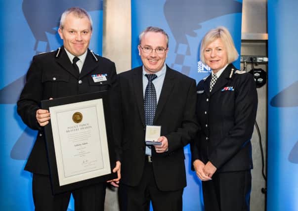 Deputy Chief Constable Ian Pilling, Tony Adams and Sara Thornton Chief Constable of NPCC
