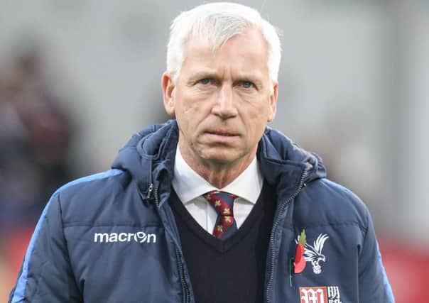Defeat on Saturday could see Alan Pardew sacked by Crystal Palace