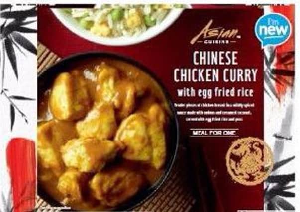 Chinese Chicken Curry with Egg Fried Rice