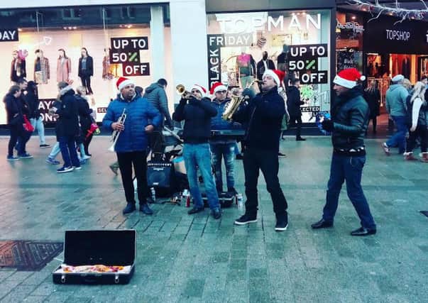 Festive fun on the streets of Liverpool