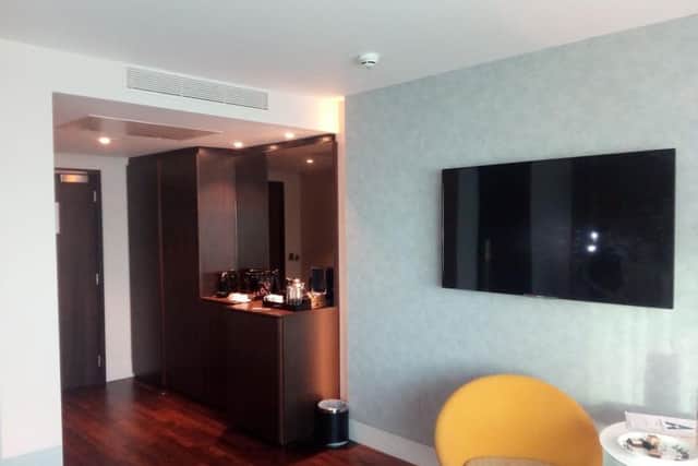 Our room at the Pullman Hotel