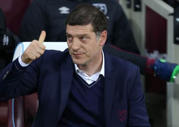 Slaven Bilic saw his West Ham United side beaten on Saturday