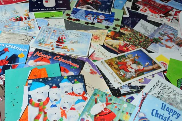 Some of the Christmas cards from kind strangers