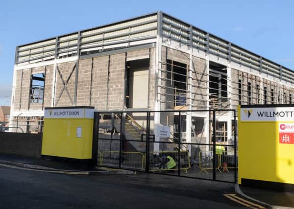 The new combined Wigan Fire and Ambulance station is taking shape at Robin Park Road, Wigan
