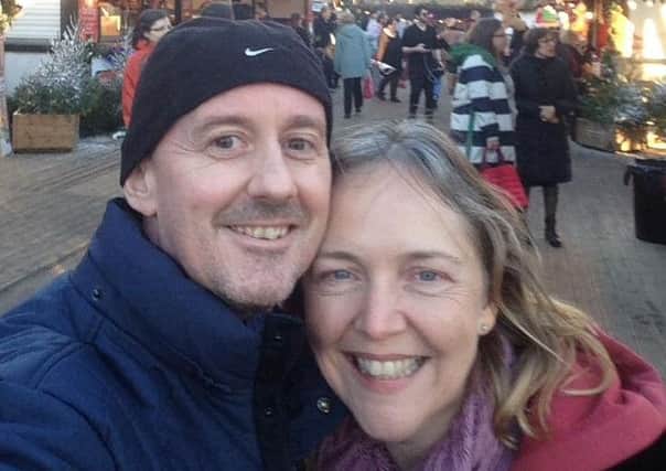 Warren Shaw and wife Teresa in their last photograph together, at Nottingham's Christmas market in November 2016