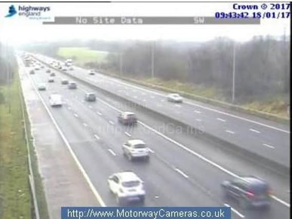 Drivers are experiencing delays on the M6