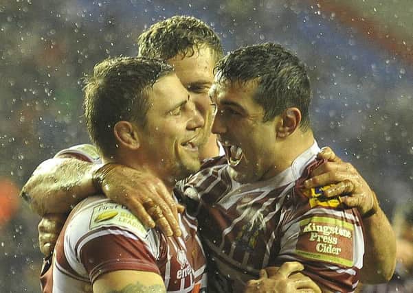 Micky McIlorum in action last year against Catalans, before injury struck