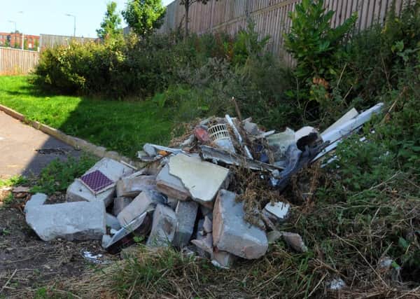 Fly tipping in the area