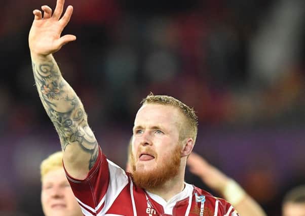 Dom Crosby waved goodbye to Wigan with a Grand Final win