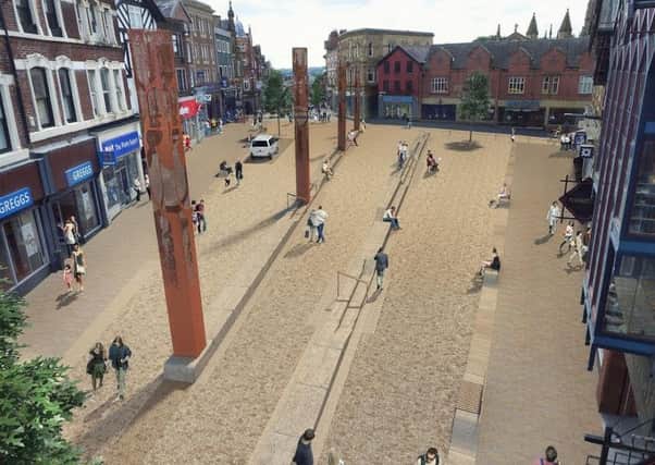 An artist's impression of how Market Place could look
