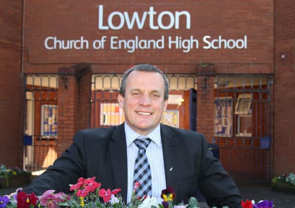 Lowton CE High School head teacher Julian Pollard