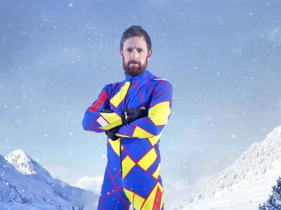 Sir Bradley Wiggins all geared up for The Jump