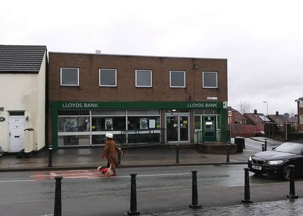 The soon-to-close Lloyds Bank branch in Standish