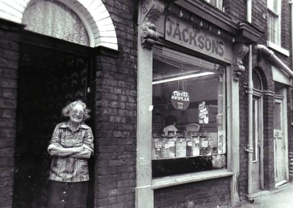 A typical corner shop.  This one on Hindleys Bridgewater Street was demolished years ago