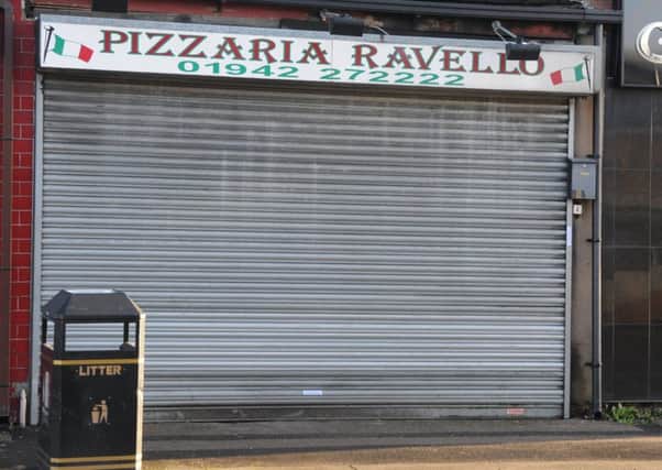 Pizzaria Ravello which rated a zero at the end of last year